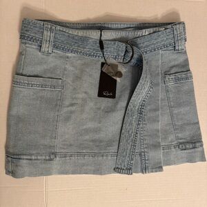 NWT-Rails Deanna Wrap Denim Miniskirt